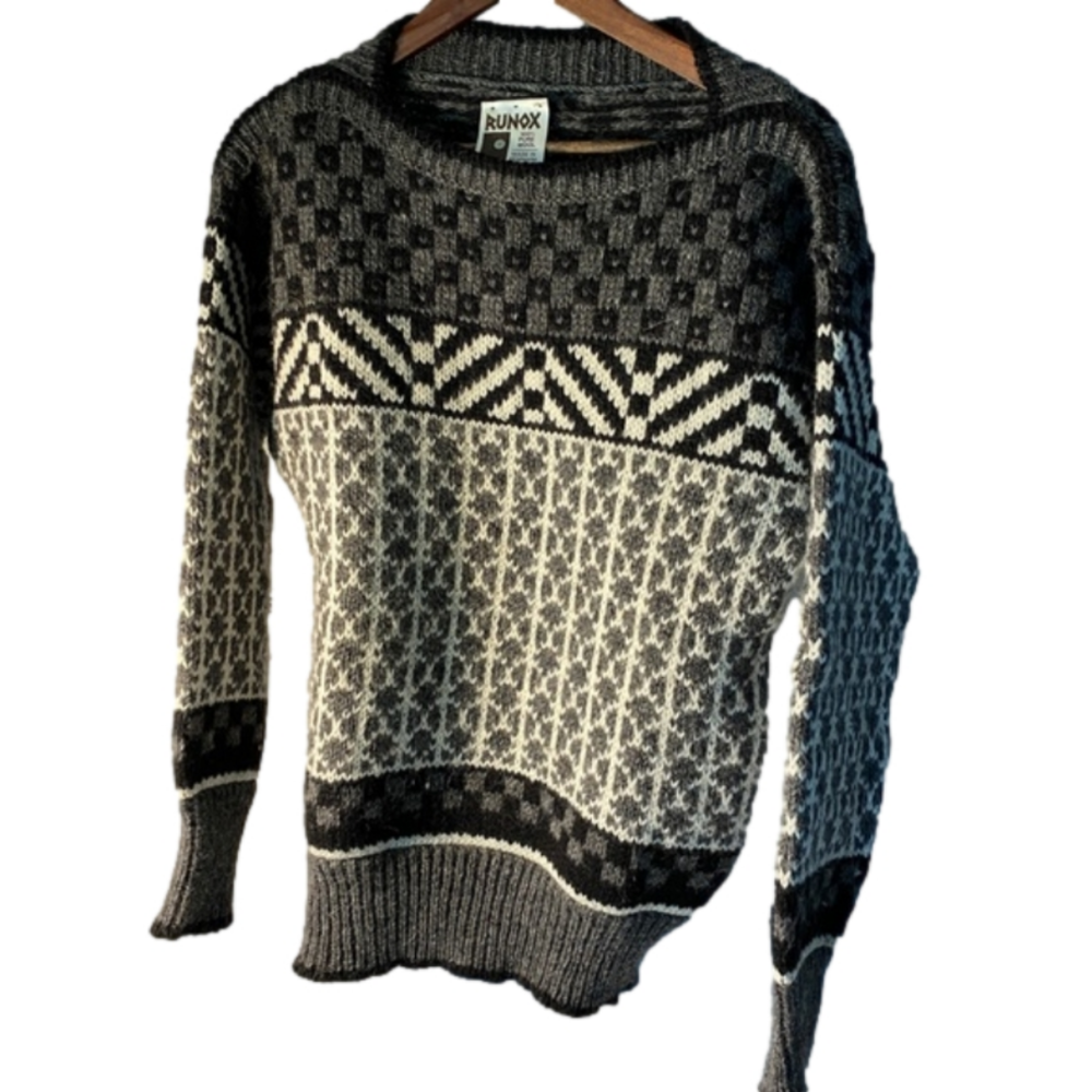 Runox Sweater Made In Denmark pure wool - Amazing - Picture 1 of 16